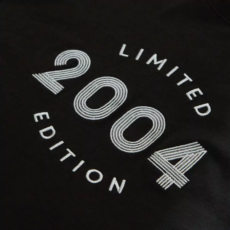 Personalised Men's Black Limited Edition Birth Year T-Shirt