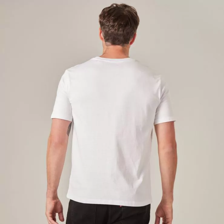 Everyday Mens Initial Tee White