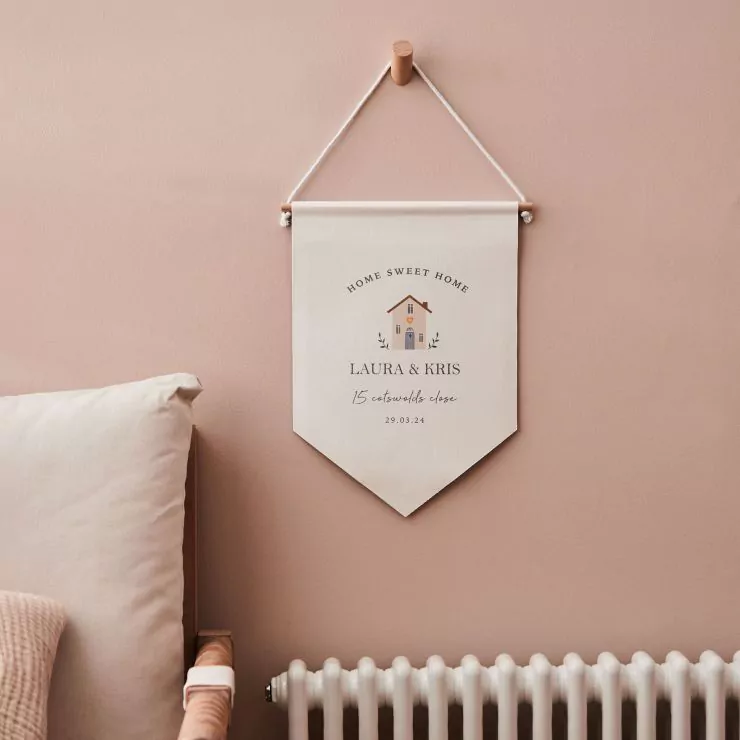 Personalised New Address Wall Hanging